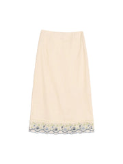 Julianna Embroidery 100% Cotton Skirt