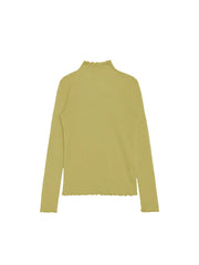 Amanda Ruffle Collar 100% Wool Sweater
