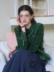 Alondra Lapel 100% Cotton Shirt