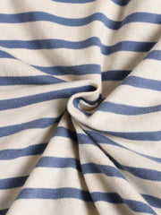 Aika Round Neck Striped 100% Cotton Top