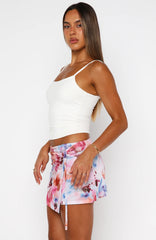Tropic Temptations Mini Skirt Orchid Bloom
