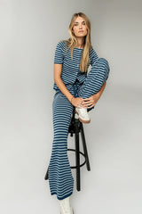 Ireland Striped Top in Blue