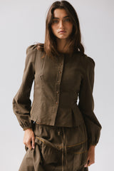 Keira Gingham Blouse