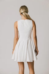 Liora Mini Dress in White
