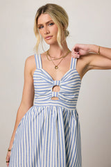 Archie Striped Midi Dress