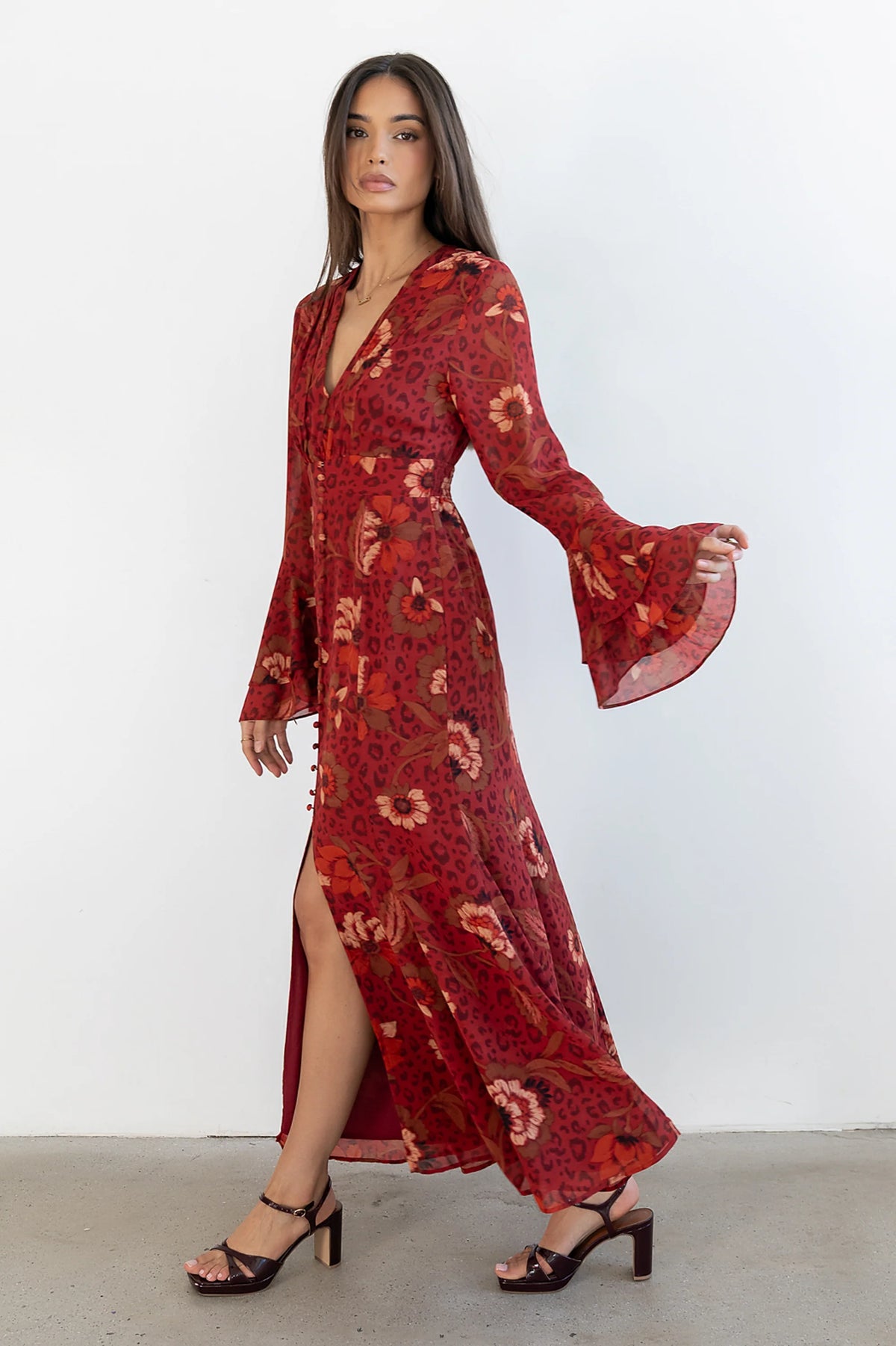 Theo Floral Maxi Dress