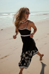 Etta Embroidered Midi Dress