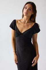 Cammie Maxi Dress in Black