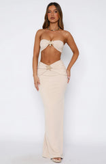 Lil Mermaid Maxi Skirt Latte