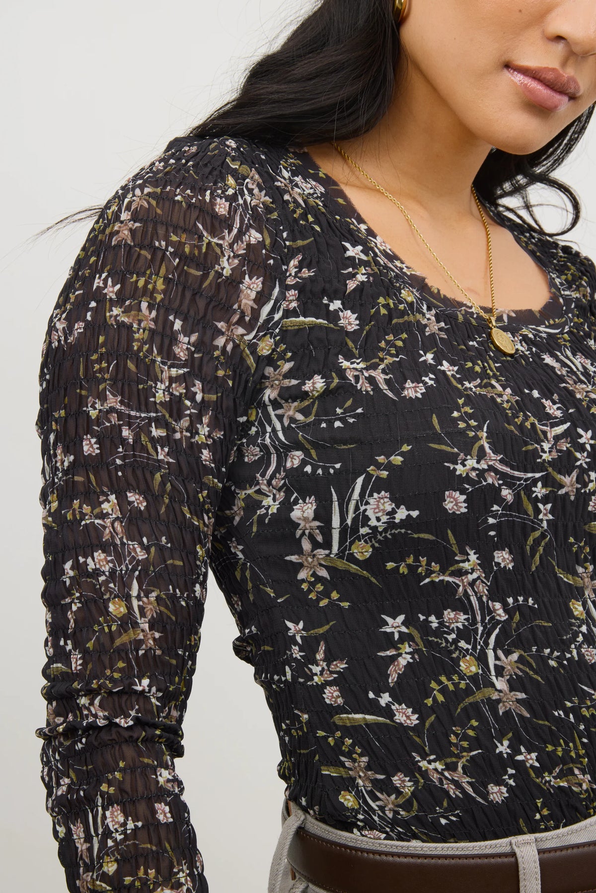 Jessica Smocked Top