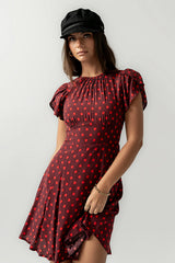 Brandy Polka Dot Mini Dress