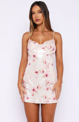 Whispering Rose Sequin Mini Dress
