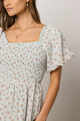 Asha Floral Midi Dress