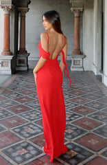 Love Blossoms Maxi Dress Red