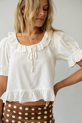 Lottie Blouse in Ivory