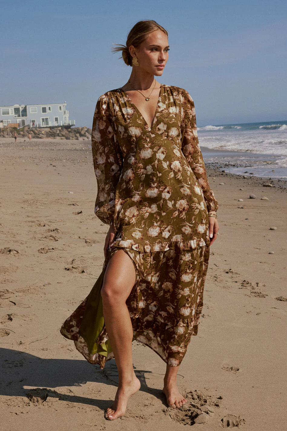 Auna Floral Maxi Dress