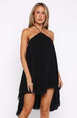 Heartbreaker Status Mini Dress Black