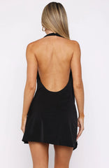 Party Never Stops Mini Dress Black