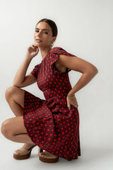 Brandy Polka Dot Mini Dress