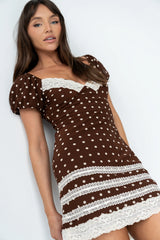 Claira Polka Dot Mini Dress