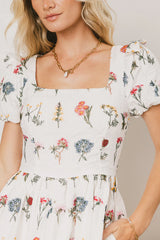 Jayce Embroidered Floral Maxi Dress