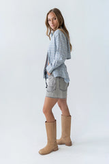 Jodie Plaid Button Up