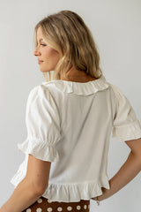 Lottie Blouse in Ivory