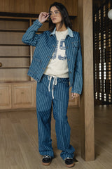 Mina Striped Button Up