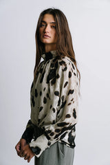 Camille Sheer Blouse in Ivory