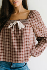 Jemma Plaid Blouse