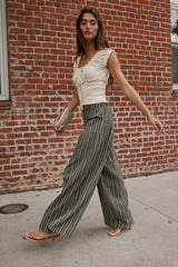 Taylor Ruffle Blouse in Natural