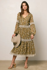 Suzan Floral Midi Dress