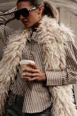 Ginny Striped Button Up