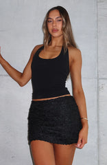 Do What I'm Told Mini Skirt Black