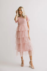 Marcella Ruffle Midi Dress