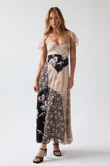 Zola Patchwork Maxi Dress