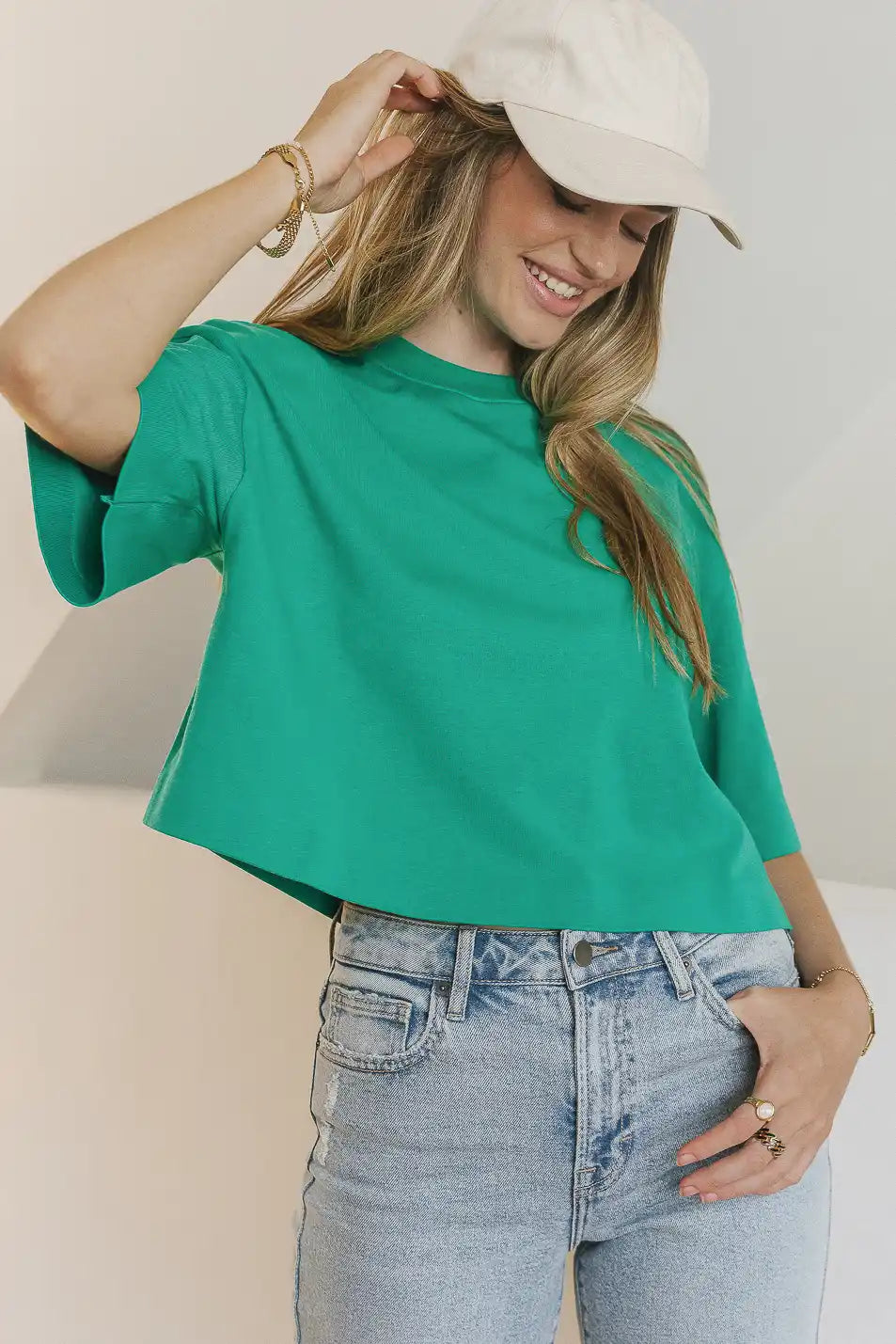 Talia Top in Green