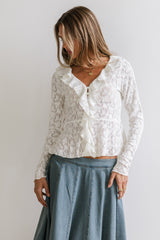 Kinsey Ruffle Lace Top