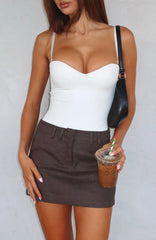 The Right One Mini Skort Espresso