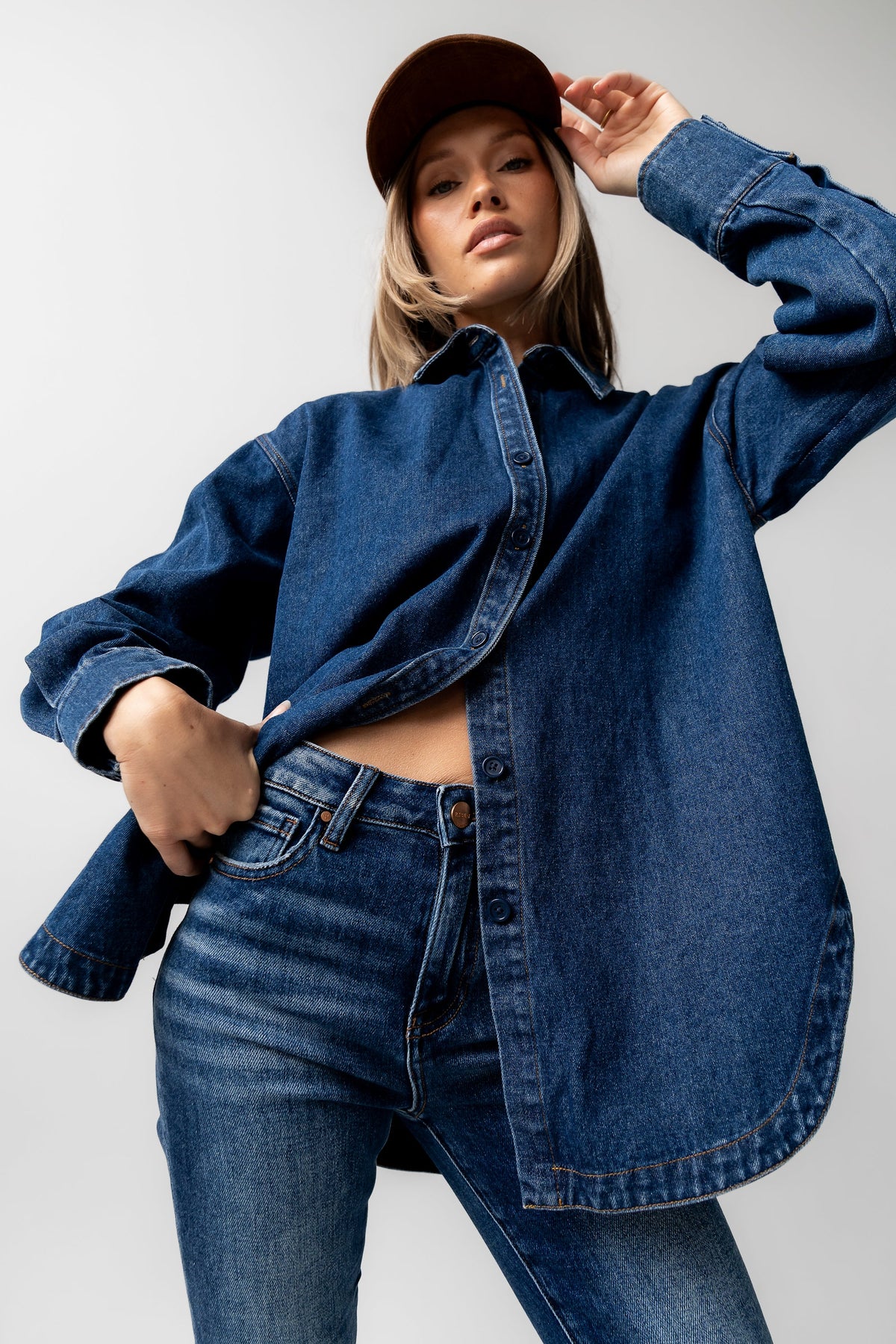Maddy Oversized Button Up