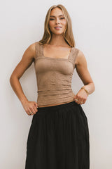 Heartbreaker Cami in Mocha