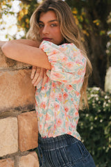 Neiko Floral Top