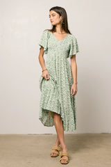 Lily Smocked Midi Dress
