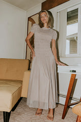 Daisy Gingham Maxi Dress